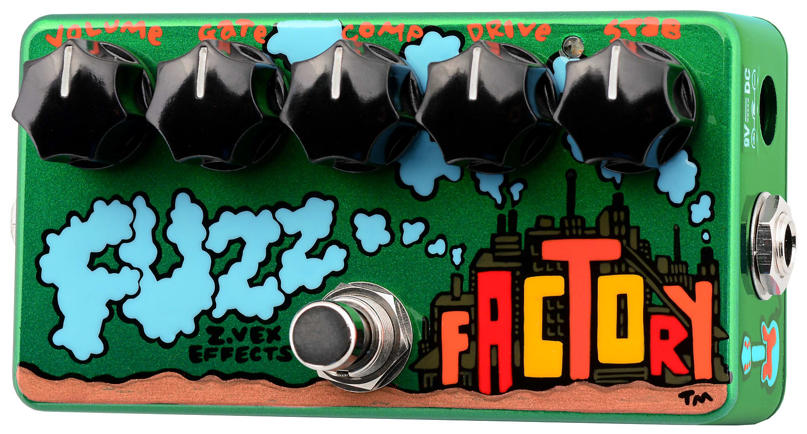 ZVEX Fuzz Factory Hand-Painted Fuzz Effects Pedal