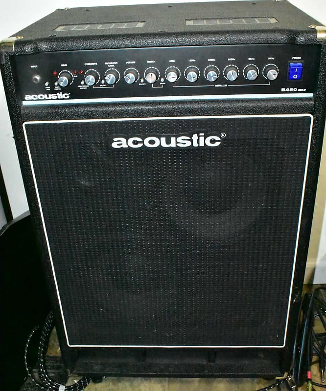 B450 450 W 2×10″ Bass Guitar Combo Amp - Acoustic Control Corp