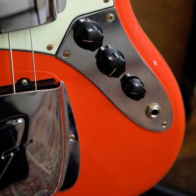 Fender Custom Shop LTD '64 Jazz Bass Journeyman Aged Fiesta Red image 6