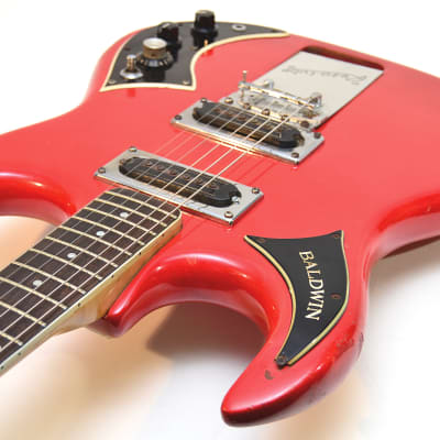 Vintage 1960s Baldwin / Burns Baby Bison Guitar w/Rezotube Made in England! image 13