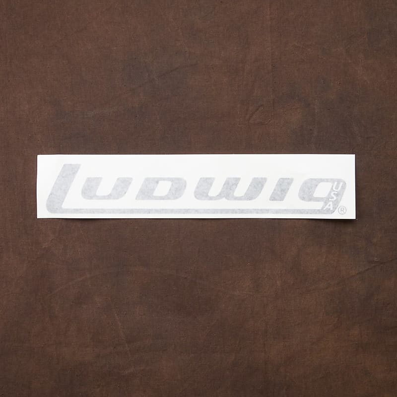 Ludwig P4064 Block Logo Decal image 1