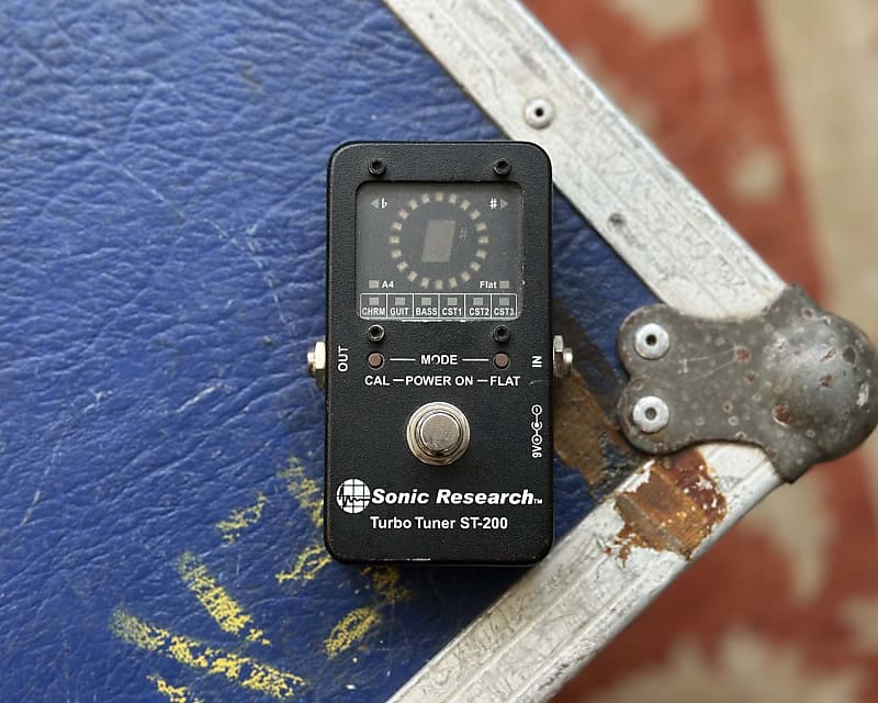 Sonic Research Turbo Tuner ST-200 チューナー Used Sonic TURBO TUNER ST-200 Guitar Effect