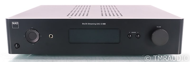 NAD C 658 BluOS Streaming DAC; Remote; MM Phono; (Open Box) image 1