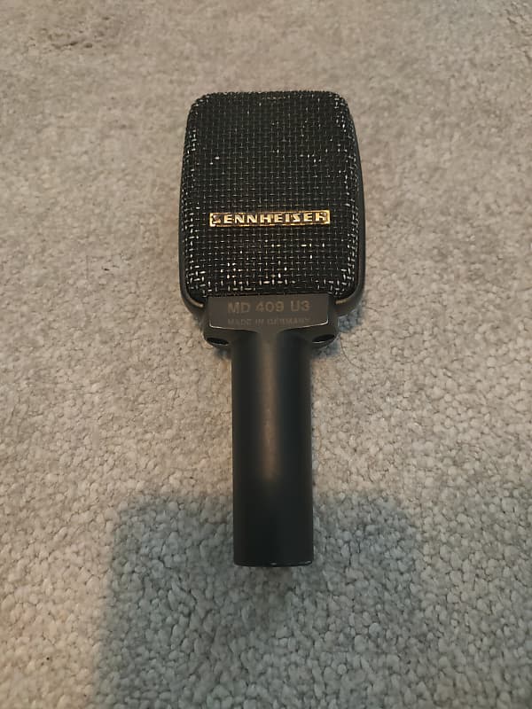 Rare Vintage Sennheiser MD409U3 Dynamic Microphone Reverb UK