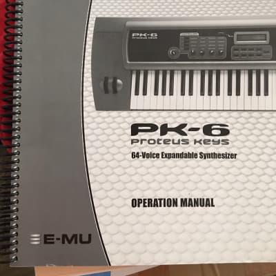 Proteus Keys PK-6 Manual E-MU