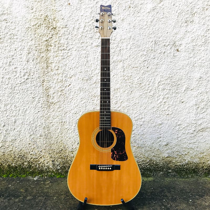 Washburn D14/N Natural Acoustic Guitar | Reverb