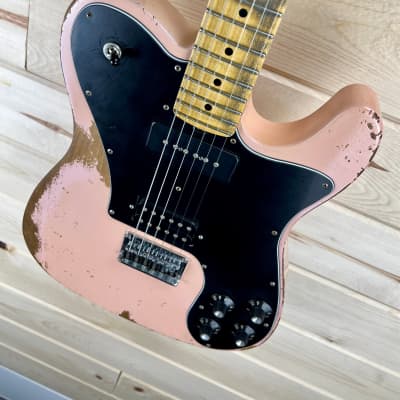 Friedman Vintage T Shell Pink P90 and Hum Heavy Age NEW #2458 image 5