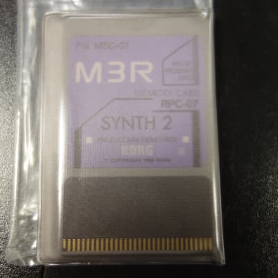 Korg M3R RSC-7S Memory Cards M1 Synth 2 1989 image 2