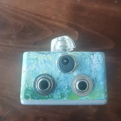 Custom Boutique Handmade EP Booster Clone Boost Overdrive Pedal, Great Tone, Cool Psychedelic Look image 4