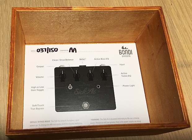 Bondi Effects Sick As Overdrive Blackout 2015 - RARE only