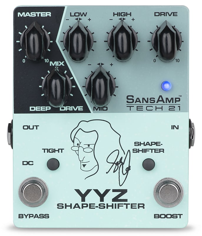 全国送料無料の通販 Geddy 21 Tech Lee Bass SansAmp Signature Shape-Shifter YYZ 着せ替え服・アウトフィット