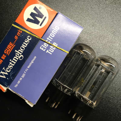 Westinghouse Lot of Two 5U4GB Rectifier Tubes  Tested New Old Stock USA Made Vintage image 5
