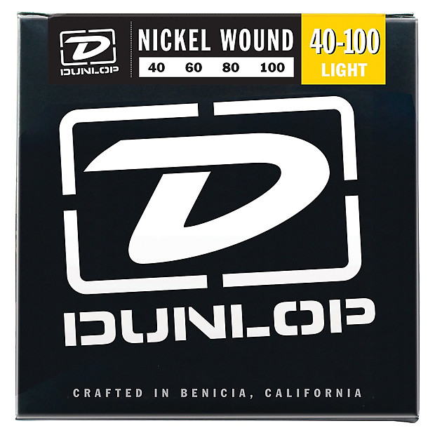 Dunlop DBN40100 Nickel-Wound Stainless Steel Bass Strings (40-100) image 1