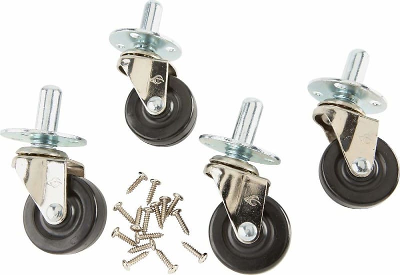 Fender Amplifier Casters with Hardware Set of 4 Free Shipping image 1