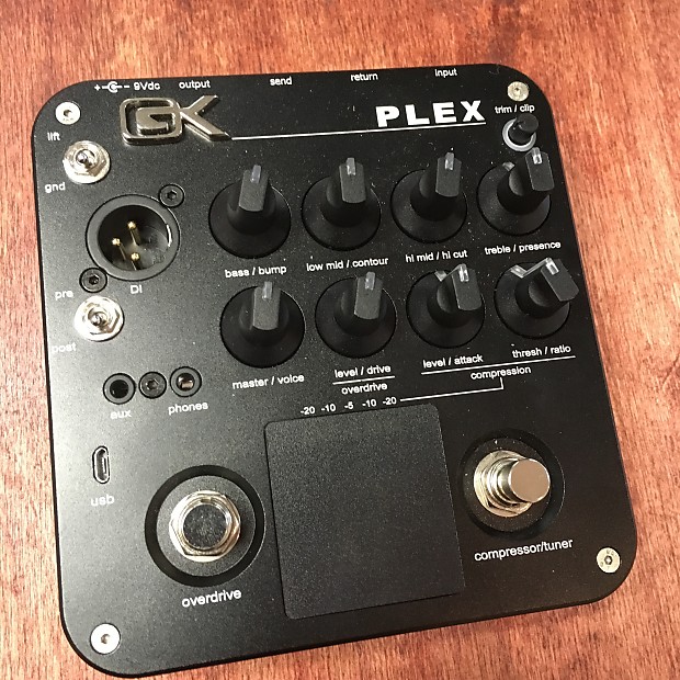 Gallien Krueger Plex Preamp Bass Guitar Pedal | Reverb