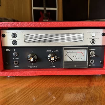 2023 Monkeymatic Black Butte #24 RED - two-watt, all tube, Plexi sound, recording amplifier image 2