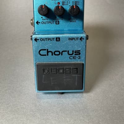 Boss CE-3 Chorus Vintage 80's Japan MIJ Black Label | Reverb