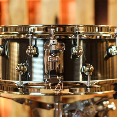 Pearl 14x5 Dennis Chambers Signature Cast Aluminum Snare Drum image 2