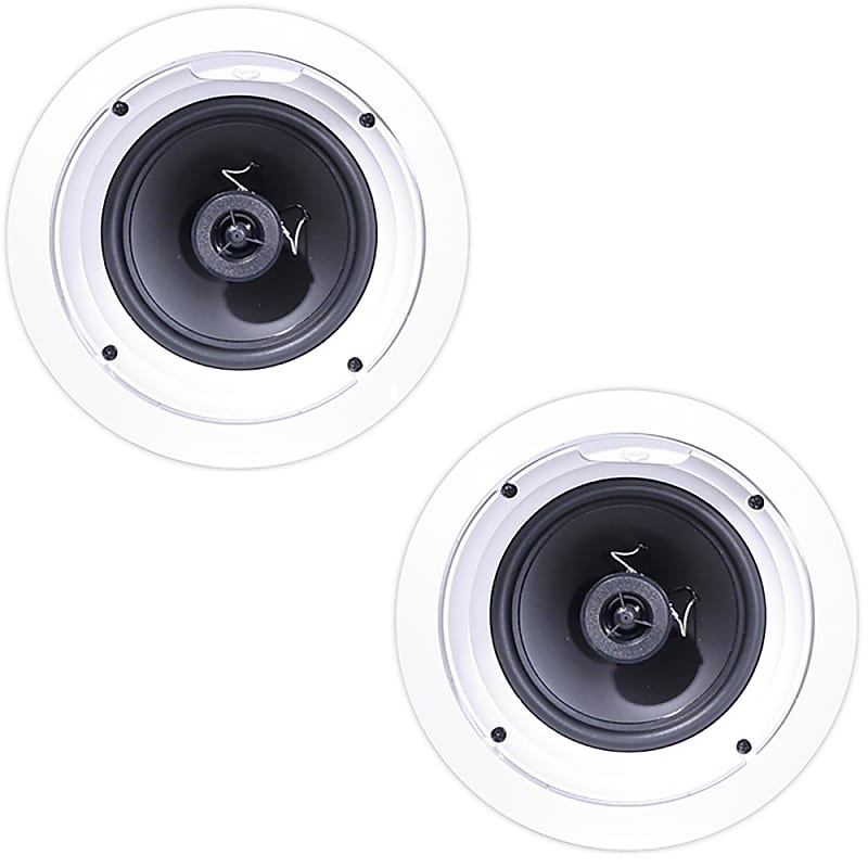 Klipsch R-1650-C In-Ceiling Speaker - White (2-Pack)  			