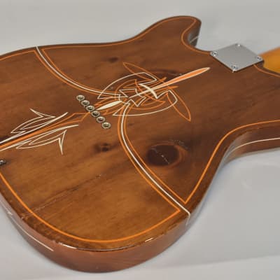 Murga Special T Telecaster Style Electric Guitar Made From 200 Year Old Pine image 16