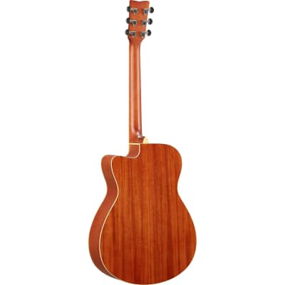 Mint Yamaha FSC-TA TransAcoustic Acoustic Electric Guitar, Spruce Top, Vintage Tint image 2