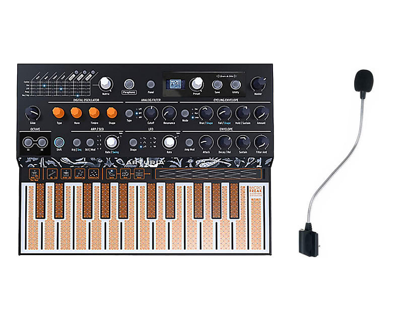 Arturia MicroFreak Hybrid Synthesizer + Gooseneck Microphone | Reverb