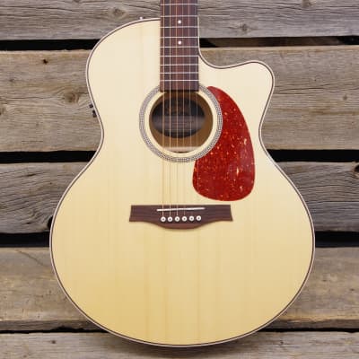 カナダ製！　おしゃれ　サイモン&パトリックCWGT ミニジャンボ Simon & Patrick CW GT acoustic guitar review demo. - YouTube