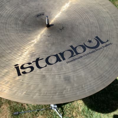 Istanbul 18" Flat Ride with rivets, pre-split Agop and Mehmet, beautiful tone image 6