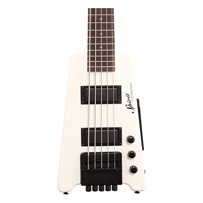 Steinberger Spirit XT-25 Standard 5-String Bass in White w/ Gig Bag for sale