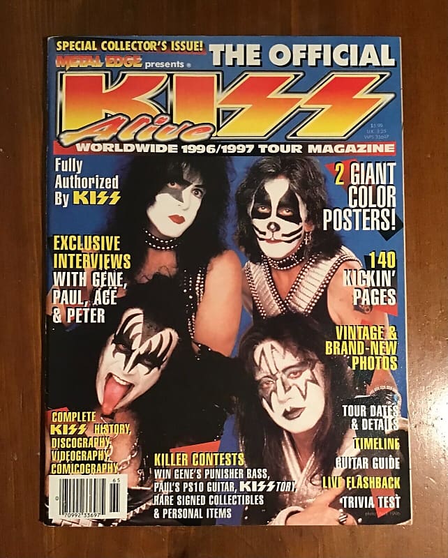 Special KISS Rocks The World Reunion Tour 1996-1997 Metal | Reverb