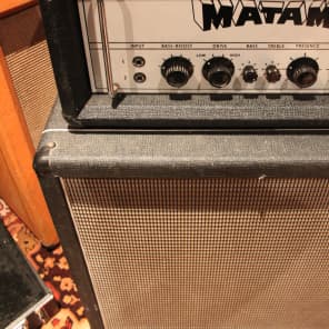 Vintage 1972 Matamp GT100 Head & 1x15 Cabinet Amp Amplifier Stack SERVICED image 2