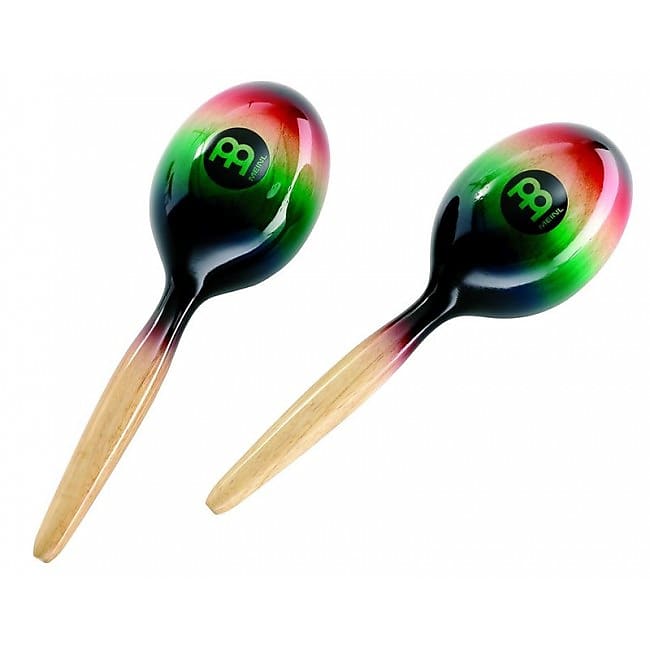 MEINL MWM1MC Wood Maracas, multi color image 1