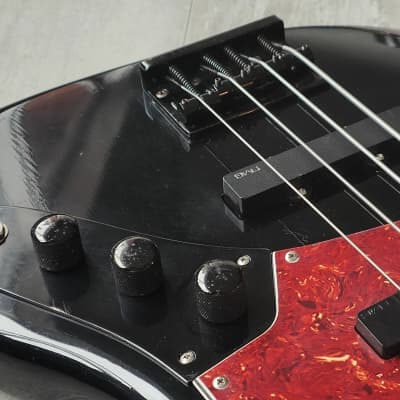 1980's ESP Japan Fretless Jazz Bass w/EMG's (Black) | Reverb