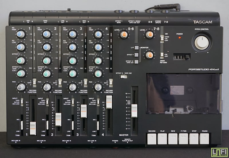 TASCAM 414 MKII 4-TRACK CASSETTE RECORDER: How to Record