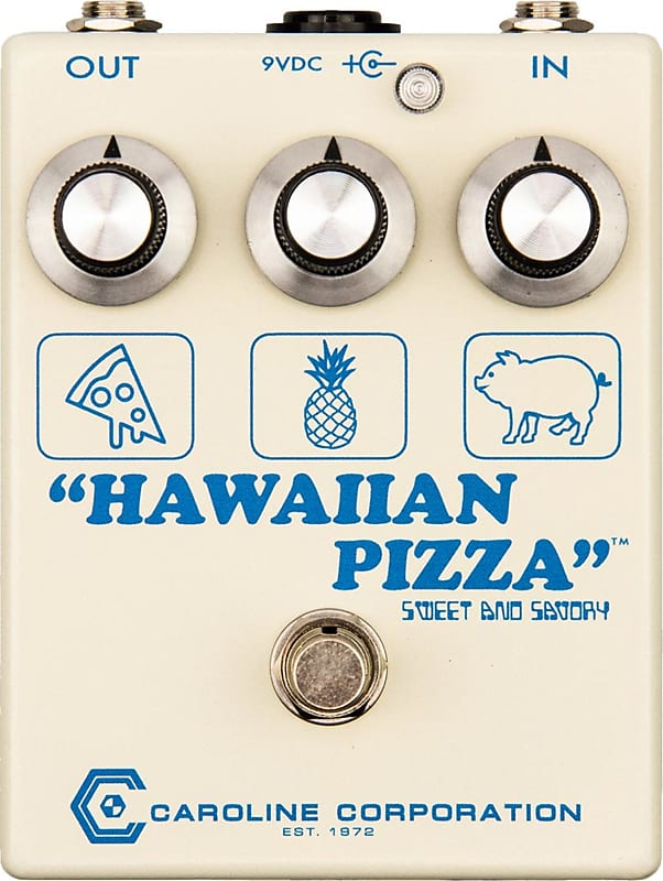 Caroline Hawaiian Pizza Fuzz Drive Effects Pedal image 1