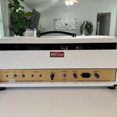 Rola Amplification Lead 100 2020 White near mint.  Killer Marshall Plexi style tones.  Made in USA image 4
