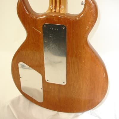 70's Vintage S. D. Curlee 4-String Bass Guitar, Natural w/ Case image 24