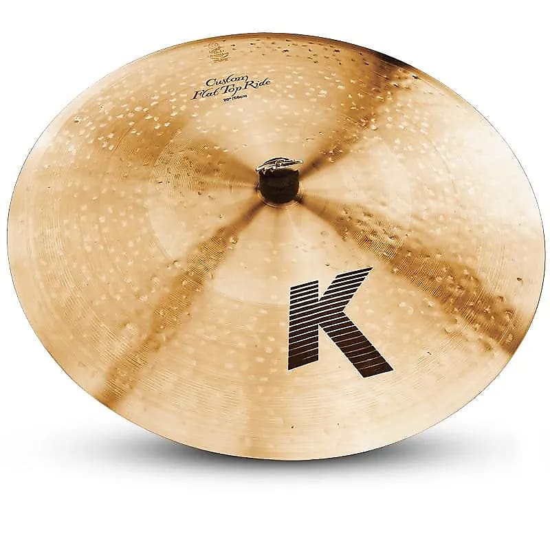 Zildjian 20" K Custom Flat Top Ride Cymbal image 1