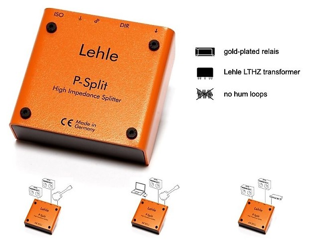 Lehle P-Split II Passive Signal Splitter LTHA transformer FREE