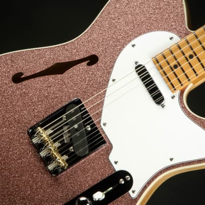 Suhr Eddie's Guitars Exclusive Custom Classic T Roasted - Rose Gold Sparkle image 14