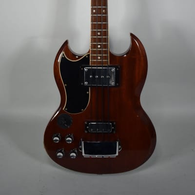 Circa 1971 Gibson EB-3 Slotted Headstock Walnut Finish Left-Handed Electric Bass image 1