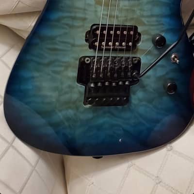 Jackson Dinky MIJ Japan Pro Fusion Neck With 1995 Ocean Burst Pro I Think, Seymour Duncan  JB and 59 image 4