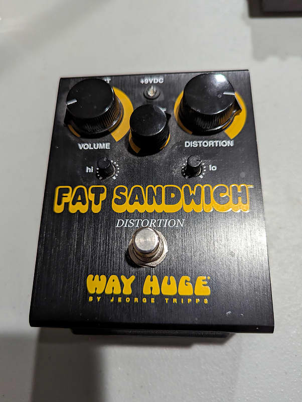 Way Huge WHE301-B Fat Sandwich Distortion 2010s - Black | Reverb