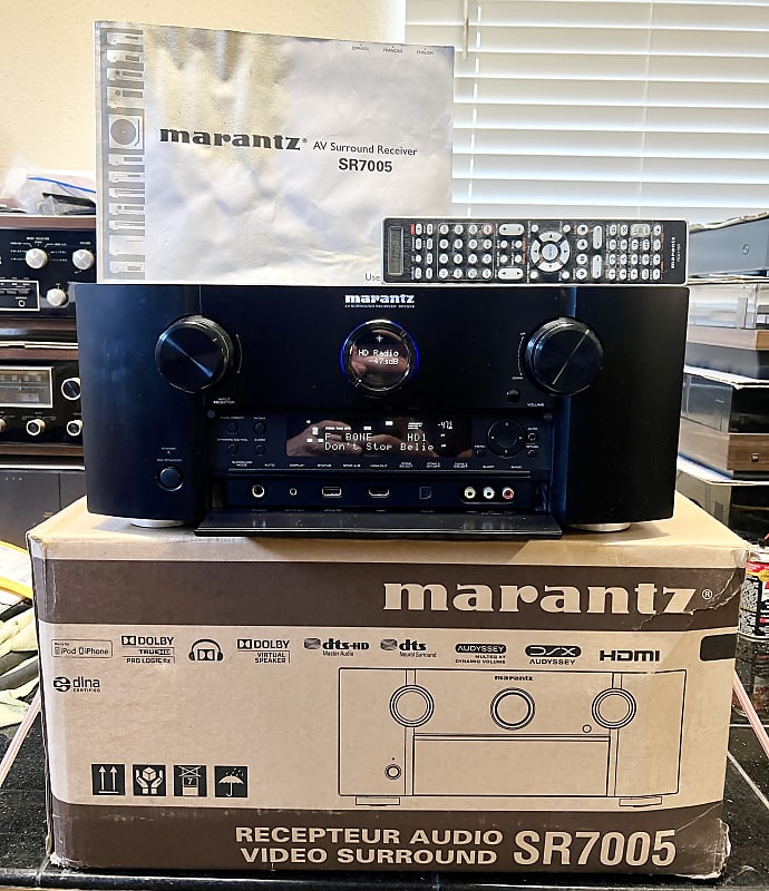 Marantz SR7005 7.1 Ch 125 Watt Receiver w/ Remote, Instructions, SetUp Mic  and Original Box