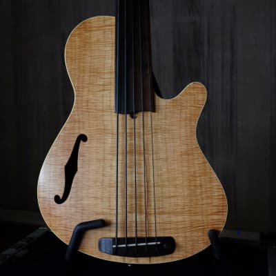 Rob Allen Guitars Deep 5 fretless bass guitar w G&G OHSC (7.5 pounds, Brazilian rosewood) image 16