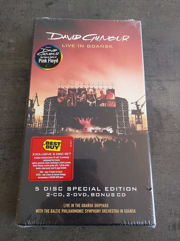 David Gilmour Live In Gdansk 5 Disc Limited Edition ( Factory Sealed) CD /  Dvd