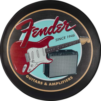 FENDER GUITARS & AMPS PICK POUCH BARSTOOL, BLACK image 4
