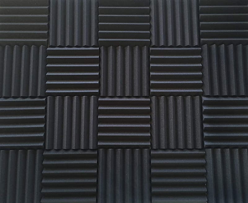 4 Pack Soundproofing Acoustic Studio Foam Wedges Acoustic Foam Panels - Made in USA image 1