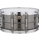 Ludwig LB417T Black Beauty 6.5 x 14 Black-Nickel Plated Brass Snare Drum Tube Lugs Smooth Shell