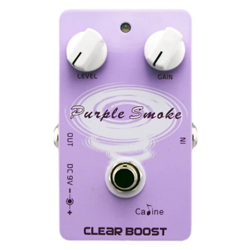 Caline CP-22 Purple Smoke Clear Boost Effect Pedal True Bypass image 1